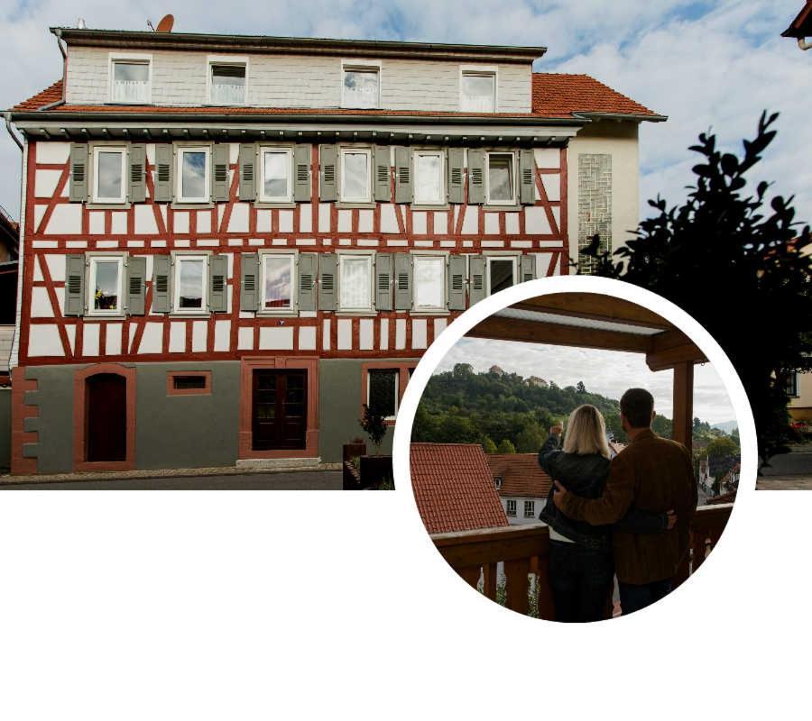 Ferienwohnung Schlossblick Reichelsheim Esterno foto